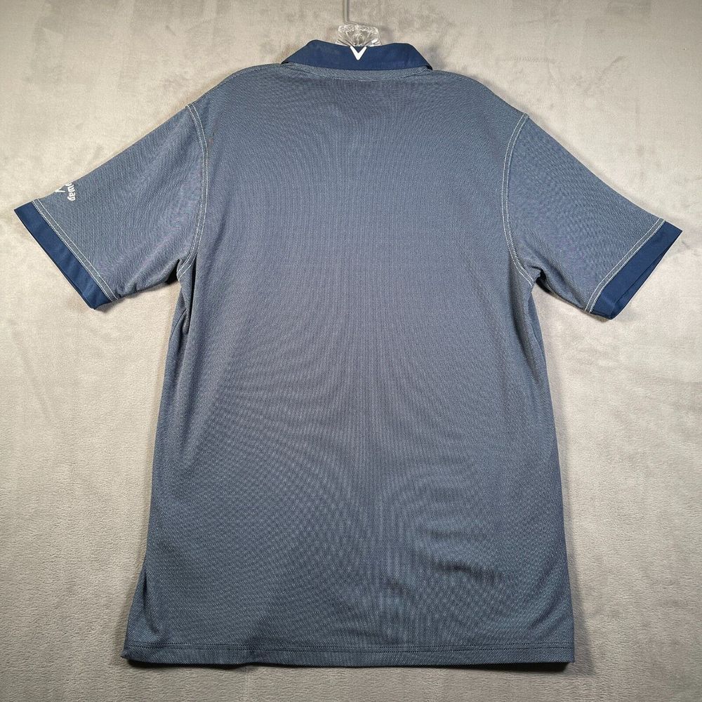Callaway Golf Polo Shirt‎ Mens Size L Blue Opti-Dri  Performance Short Sleeve - Picture 2 of 9